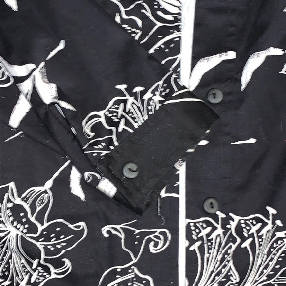 Vintage Hiroko Jacket Black and White Size 18 - Picture 2 of 4